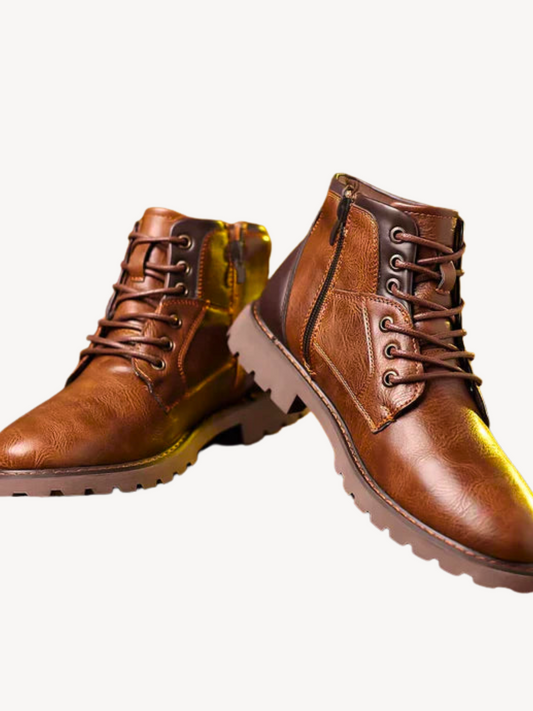 JETHRO - BOTTINES À LACETS ROBUSTES