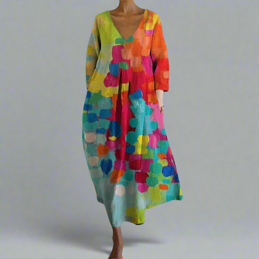 Beck - Robe maxi à imprimé abstrait